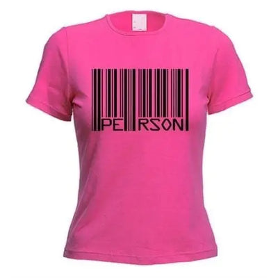 Barcode PERSON Womens T-Shirt M / Dark Pink