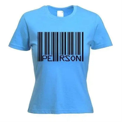 Barcode PERSON Womens T-Shirt M / Light Blue