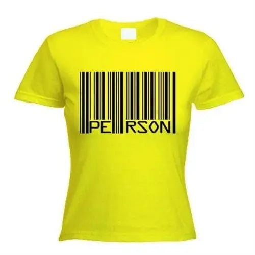 Barcode PERSON Womens T-Shirt M / Yellow