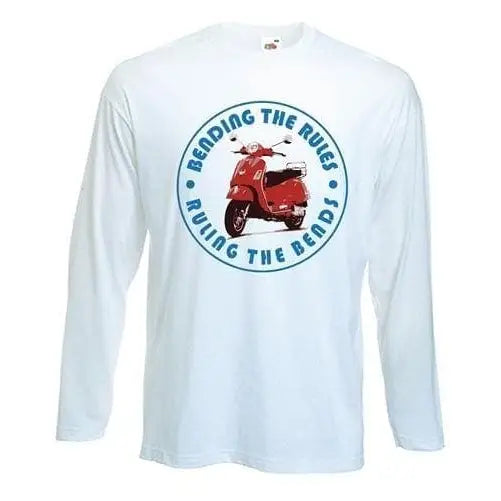 Bending The Rules Ruling The Bends Long Sleeve T-Shirt S / White