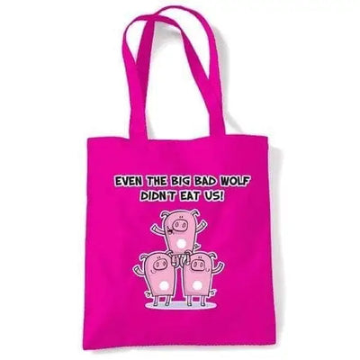 Big Bad Wolf Vegetarian Shoulder Bag Dark Pink