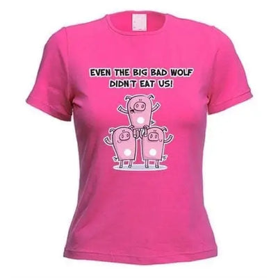 Big Bad Wolf Vegetarian Women's T-Shirt XL / Dark Pink
