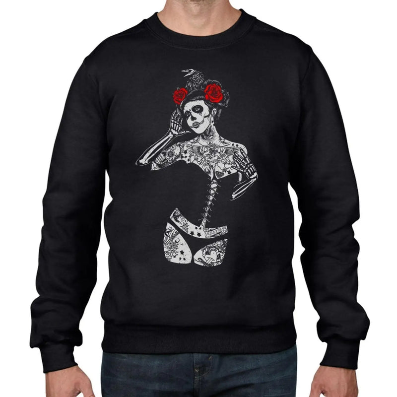 Black Crow Sugar Skull Burlesque Men&