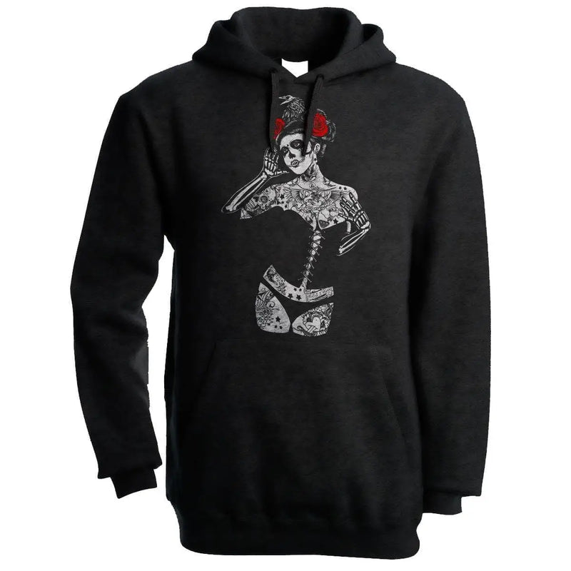 Black Crow Sugar Skull Girl Men&