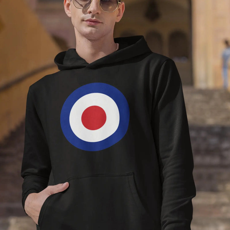 Black Mod Target Hoodie - Hoodie