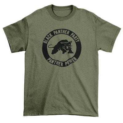 Black Panther Peoples Party T-Shirt M / Khaki