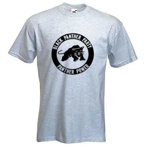 Black Panther Peoples Party T-Shirt M / Light Grey