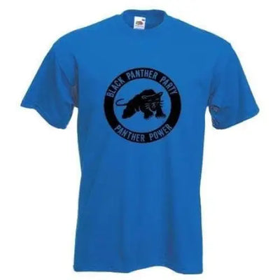 Black Panther Peoples Party T-Shirt M / Royal Blue