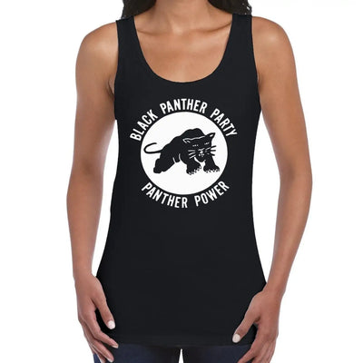 Black Panther Peoples Party Women's Tank Vest Top S / Black