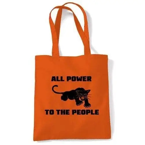 Black Panther Power To The People Shoulder Bag Orange