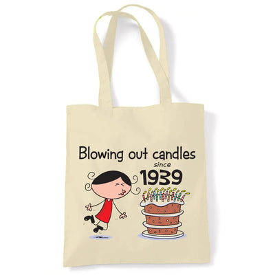 Blowing Out Candles Since 1939 85th Birthday Tote Bag - Tote