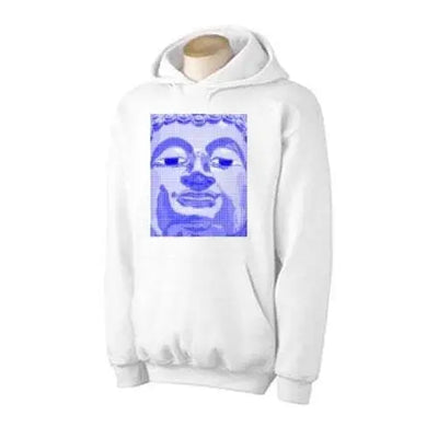 Blue Buddha Hoodie S / White