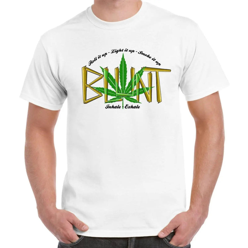 Blunt Inhale Exhale Marijuana Men&