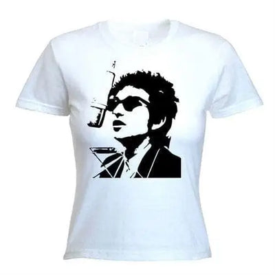 Bob Dylan Mic rophone Women's T-Shirt XL / White