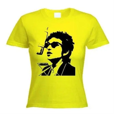Bob Dylan Mic rophone Women's T-Shirt XL / Yellow