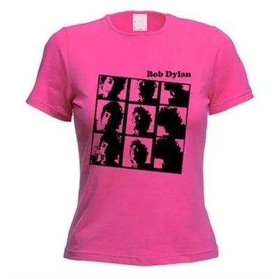 Bob Dylan Photo Women's T-Shirt XL / Dark Pink
