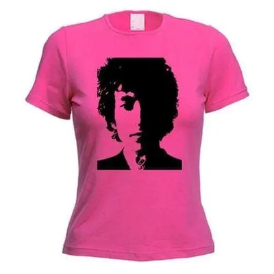 Bob Dylan Portrait Women's T-Shirt XL / Dark Pink