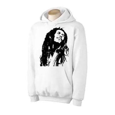 Bob Marley Dreadlocks Hoodie XL / White