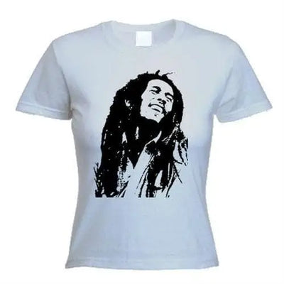 Bob Marley Dreadlocks Women's T-Shirt XL / Light Grey