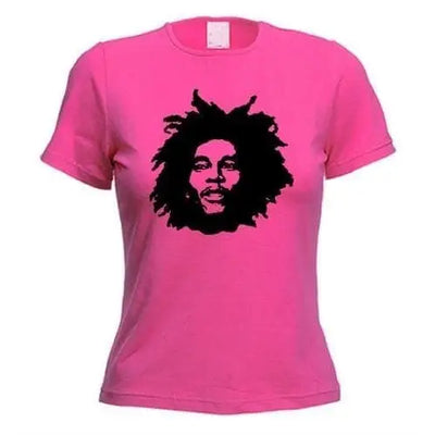 Bob Marley Natty Women's T-Shirt L / Dark Pink