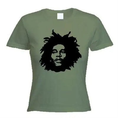 Bob Marley Natty Women's T-Shirt L / Khaki