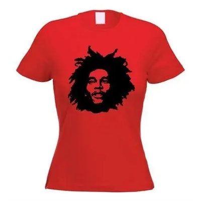 Bob Marley Natty Women's T-Shirt L / Red
