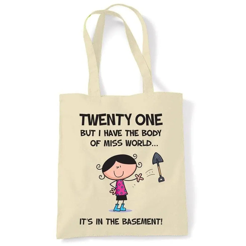 Body Of Miss World 21st Birthday Tote Bag