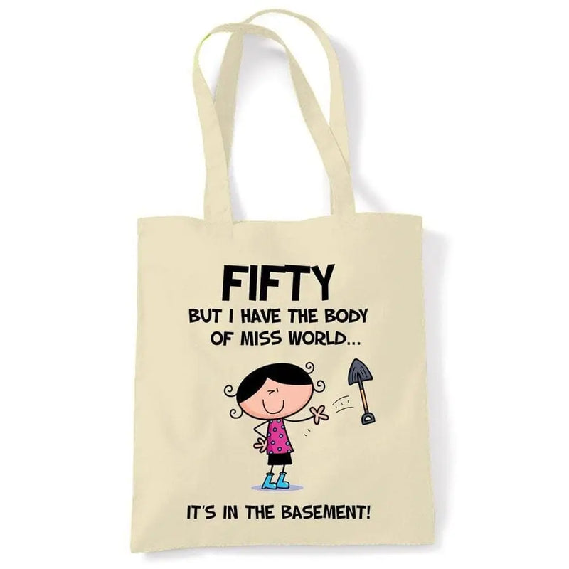 Body Of Miss World 50th Birthday Tote Bag