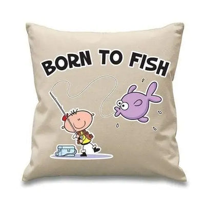 Born To Fish Angling Cushion Cream