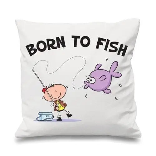 Born To Fish Angling Cushion White
