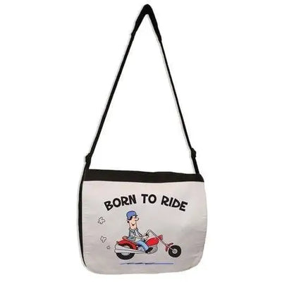 Born To Ride Biker Laptop Messenger Bag