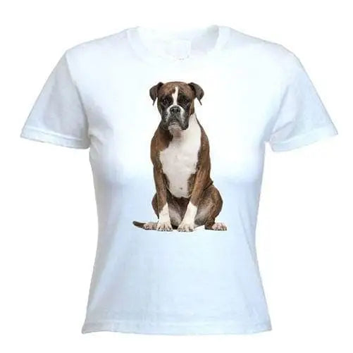 Boxer Dog Womens T-Shirt