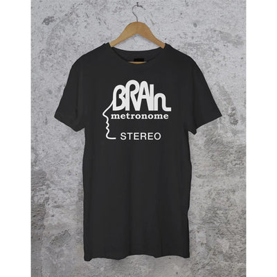 Brain Records T Shirt - Krautrock Neu! Cluster Guru Guru S / Black