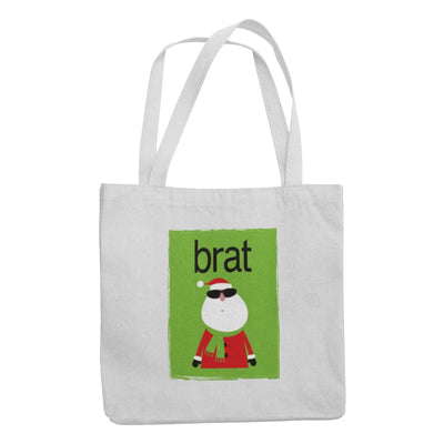 Brat Santa Christmas Tote Gift Bag - Charli XCX Brat
