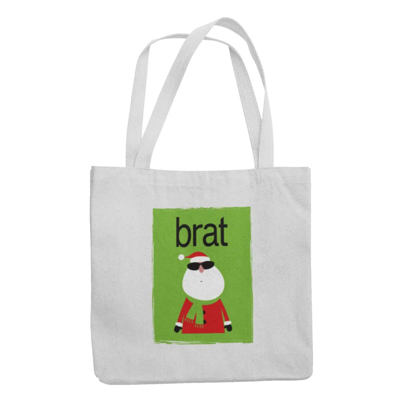 Brat Santa Christmas Tote Gift Bag - Charli XCX Brat