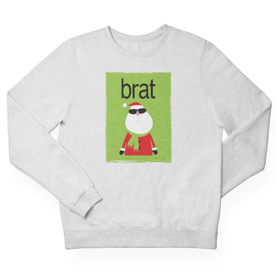 Brat Santa Men’s Christmas Jumper - Charli XCX Brat