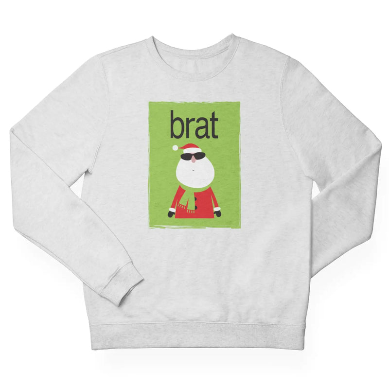 Brat Santa Men’s Christmas Jumper - Charli XCX Brat