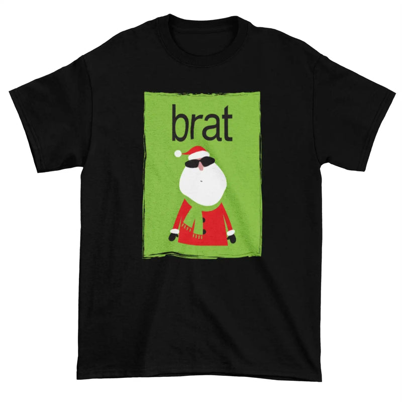 Brat Santa Men’s Christmas T-Shirt - Charli XCX Brat