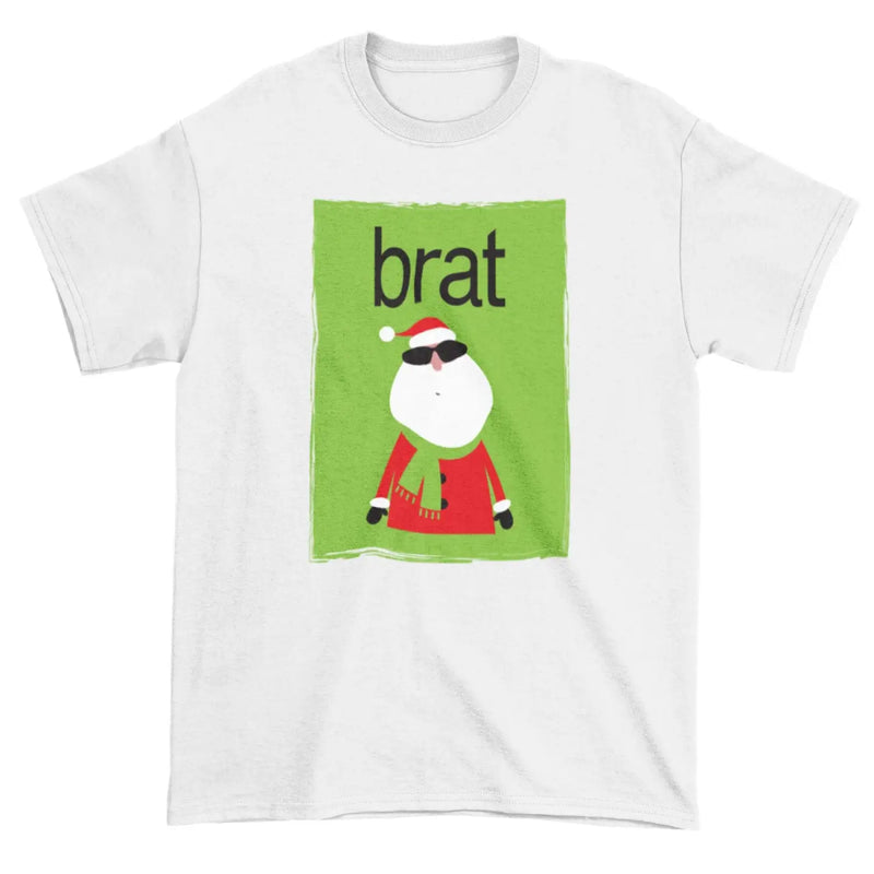 Brat Santa Men’s Christmas T-Shirt - Charli XCX Brat