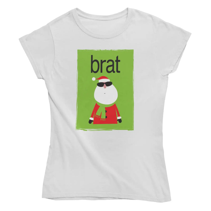 Brat Santa Women’s Christmas T-Shirt - Charli XCX Brat