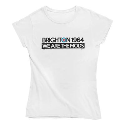Brighton 1964 We are The Mods Women’s T-Shirt - M / White -