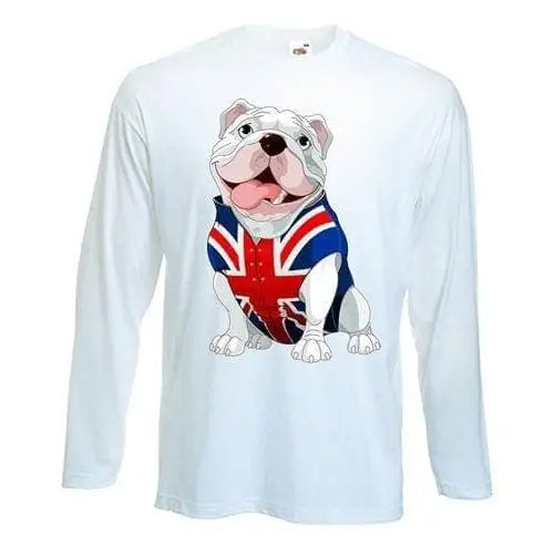 British Bulldog UJ Waistcoat Long Sleeve T-Shirt XL / White