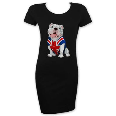 British Bulldog Union Jack T-Shirt Dress