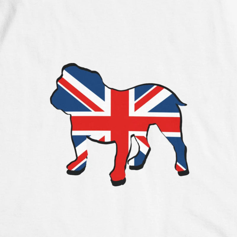 British Bulldog Union Jack Tipped Polo T-Shirt