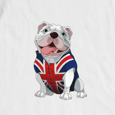 British Bulldog Union Jack Waistcoat Tipped Polo T-Shirt