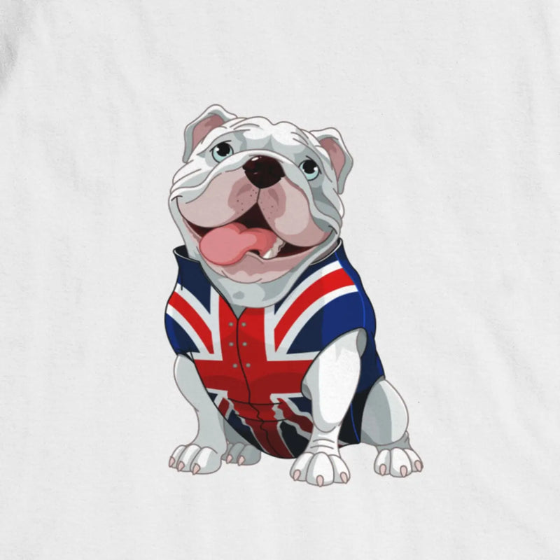 British Bulldog Union Jack Waistcoat Tipped Polo T-Shirt