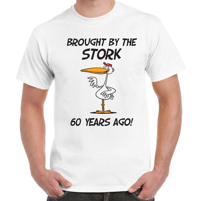 Brought By The Stork 60 Years Ago 60th Birthday Men's T-Shirt M