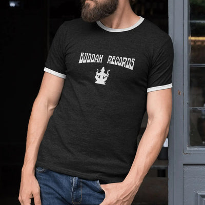 Buddah Records Contrast Ringer T-Shirt