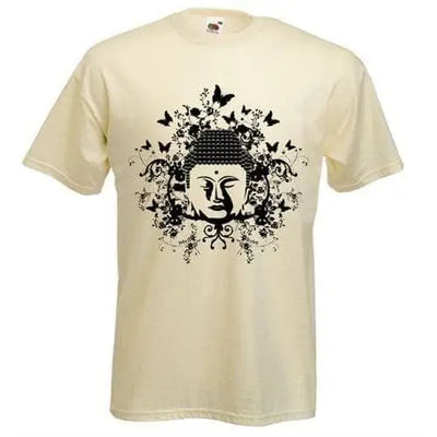 Buddha Butterflies T-Shirt L / Cream