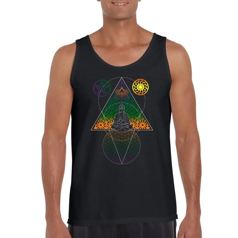 Buddha Third Eye Psychedelic Hipster Men&